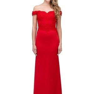 Off Shoulder Mermaid Shape Prom Dress EU7100